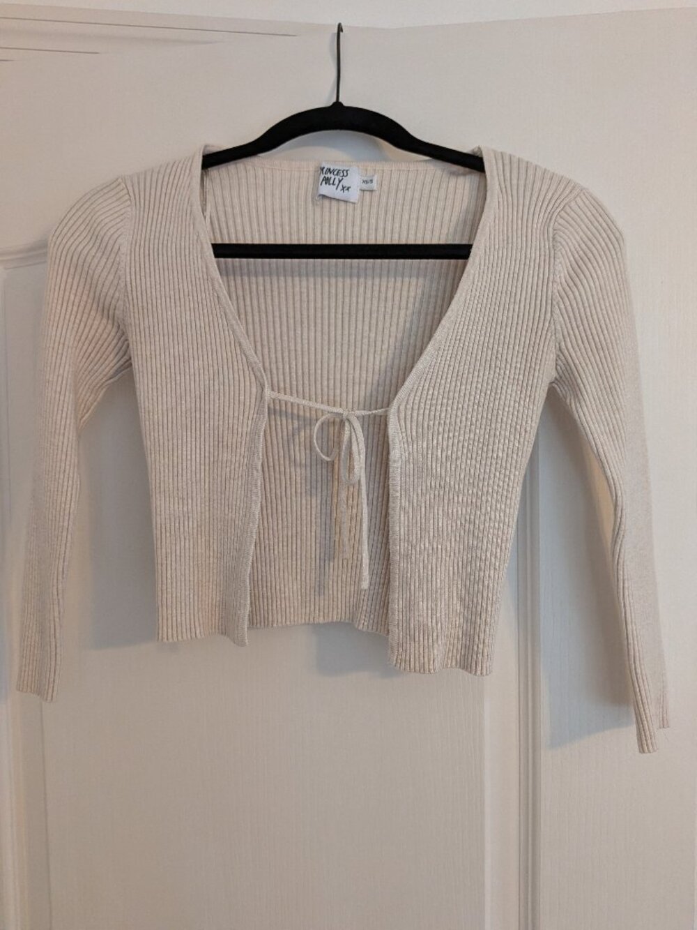 Women's oatmeal color sweater size XS